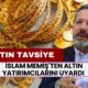 İslam Memiş'ten Altın Yatırımcılarına Altın Tavsiyeler