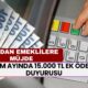 SGK’dan Emeklilere Müjde: Ekim Ayında 15.000 TL Ek Ödeme Duyurusu!