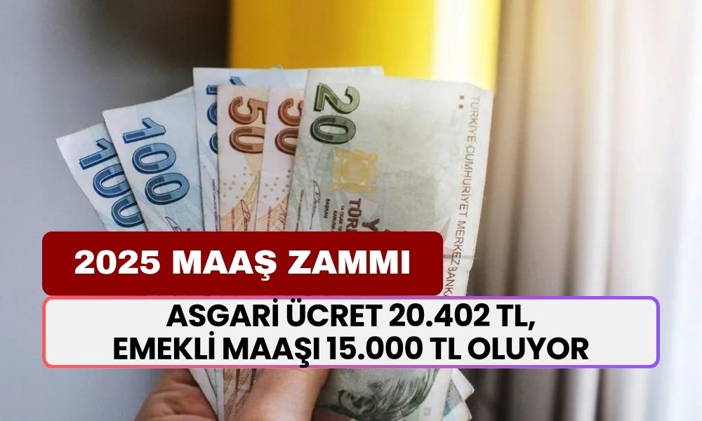 Asgari Ücret 20.402 TL, Emekli Maaşı 15.000 TL'ye Çıkıyor! Erdursun Zam Hesabını Açıkladı