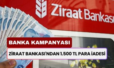 Ziraat Bankası'ndan 1.500 TL Para İadesi! Bankada Kuyruk Oluşacak