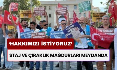 Staj ve Çıraklık Mağdurları Meydanda! 'Hakkımız Olanı İstiyoruz'