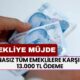 İstisnasız Tüm Emeklilere Karşılıksız 13.000 TL Ödeme! Sevindiren Açıklama Bugün Geldi