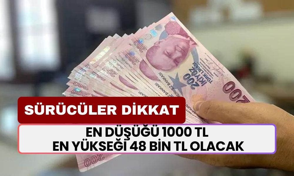 En Düşüğü 1000 TL Olacak, En Yükseği 48 Bin TL'ye Yükselecek! Arabası Olana Arabasını Sattıracak Zam