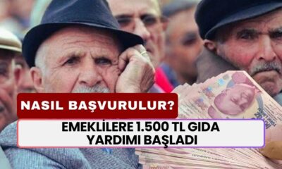 Emeklilere 1.500 TL Gıda Yardımı Başladı! Nasıl Başvurabilirim?