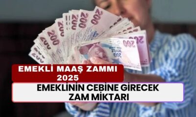 Emeklinin Cebine Girecek Zam Miktarı! Ocak 2025'ten İtibaren Emekli Maaşları O Rakama Yükselecek