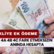 Emekliye EK ÖDEME! 4A 4B 4C Fark Etmeksizin Anında Hesaba Geçecek