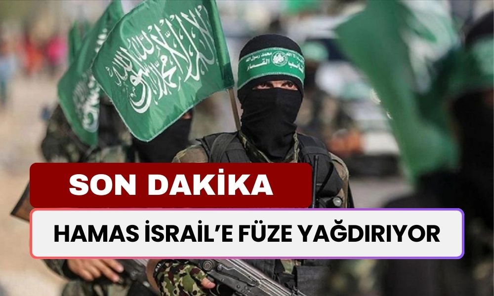 SON DAKİKA! Hamas İsrail'e Savaş Açtı! Sirenler Çalıyor... Tel Aviv’e Füzeli Saldırı!