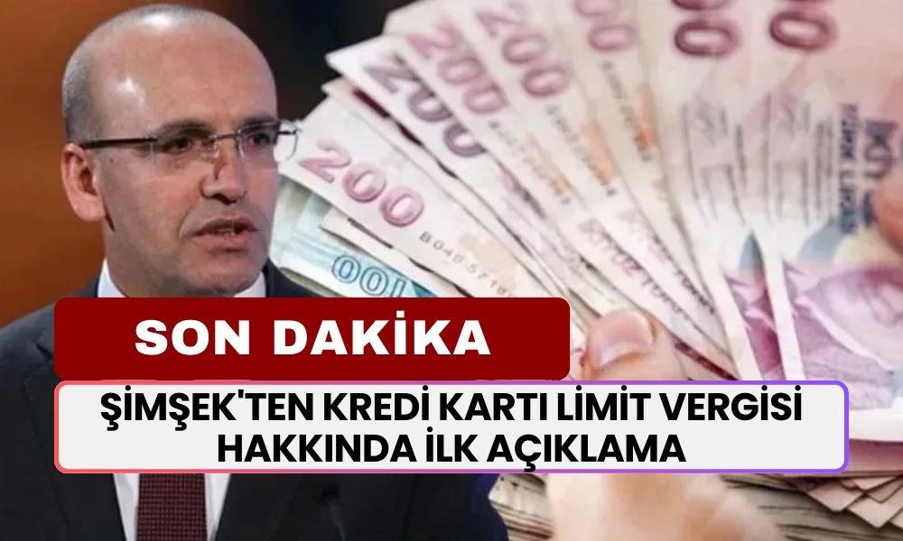 Mehmet Şimşek'ten Kredi Kartı Limit Vergisi Hakkında İlk Açıklama: 750 TL'ye İndirim Sinyali!