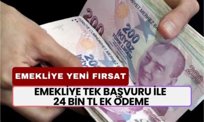 Emekliye Yeni Fırsat! Tek Başvuru İle 24 Bin TL Hesaplarına Yatacak