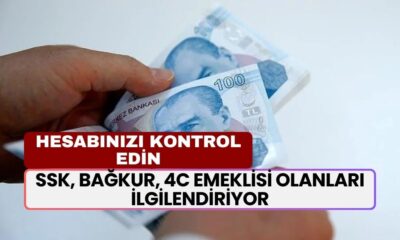 SSK, BAĞKUR, 4C Emeklisi Olanları İlgilendiriyor! O Tarihte Hesaplarınızı Kontrol Edin