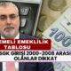 2000-2008 Arası SGK Girişi Olanları İlgilendiriyor! Emeklilik Sistemi Güncelledi! Yaş, Prim, Yıl Tablosu...