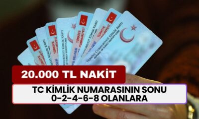 Yapı Kredi TC Kimlik Numarasının Sonu 0-2-4-6-8 Olanların Hesaplarına Trink 20.000 TL Yatıracak