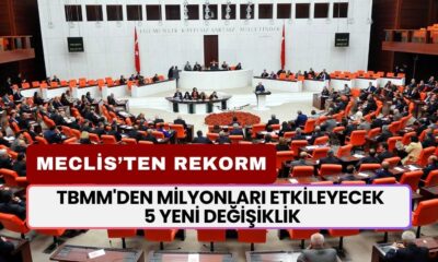 TBMM'den Milyonları Etkileyecek 5 Yeni Değişiklik! 3600 Ek Gösterge, Taşerona Kadro ve Kademeli Emeklilik...