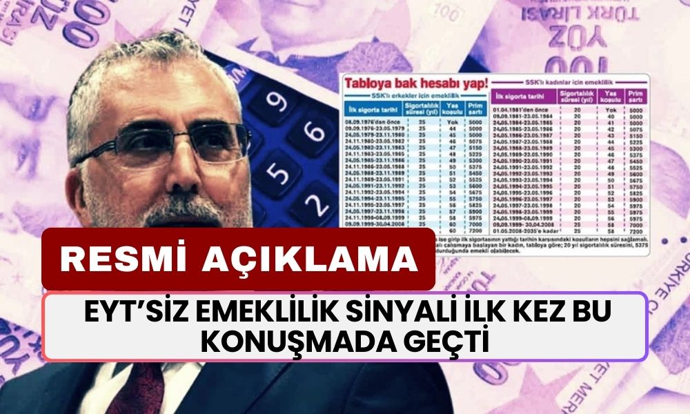 Bakanlık Ağzından Kaçırdı! EYT’siz Emeklilik Sinyali İlk Kez Bu Konuşmada Geçti! 45 Yaş Üstüne Yol Gözüktü