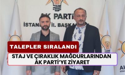 Staj ve Çıraklık Sigortası Mağdurlarından AK Partiye Ziyaret!