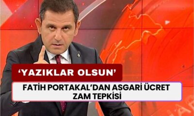 Asgari Ücret Zammı Tepkisi! Fatih Portakal’dan Sert Çıkış: “Yazıklar Olsun!”