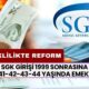 1999 Sonrası SGK'lılara 40-41-42-43-44 Yaşında Emeklilik! Kademeli Emeklilik Engele Takılmadan Geliyor