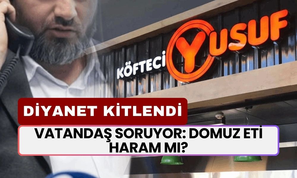 Diyanet'in Telefonları Kitlendi! Vatandaş Soruyor: Domuz Eti Yemek Günah Mı?