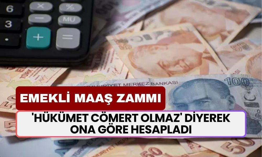 EMEKLİYE 8,93 Zam Cepte! Yeni Emekli Maaşlarını 'Hükümet Cömert Olmaz' Diyip Ona Göre Hesapladı