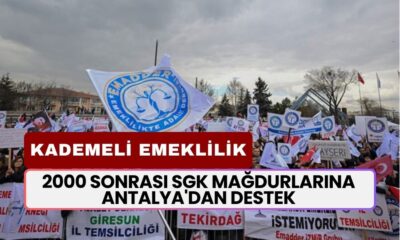 2000 Sonrası SGK Mağdurlarına Antalya'dan Destek! Hem Kademe Hem Adalet