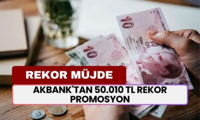 Akbank'tan 50.010 TL Rekor Promosyon! 3 Yıl Kalma Sözü Verene 3 Gün İçinde Ödenecek