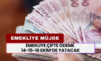 Emekliye Sevindirici Haber Geldi! 14-15-16 Ekim Tarihler Arasında Çifte Ödeme Yatmış Olacak