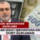 Çalışma Bakanı Vedat Işıkhan'dan Asgari Ücret Açıklaması