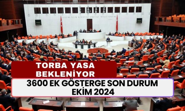 3600 EK GÖSTERGE SON DURUM EKİM 2024! Torba Yasa'da Var Mı? Torba Yasa Ne Zaman?