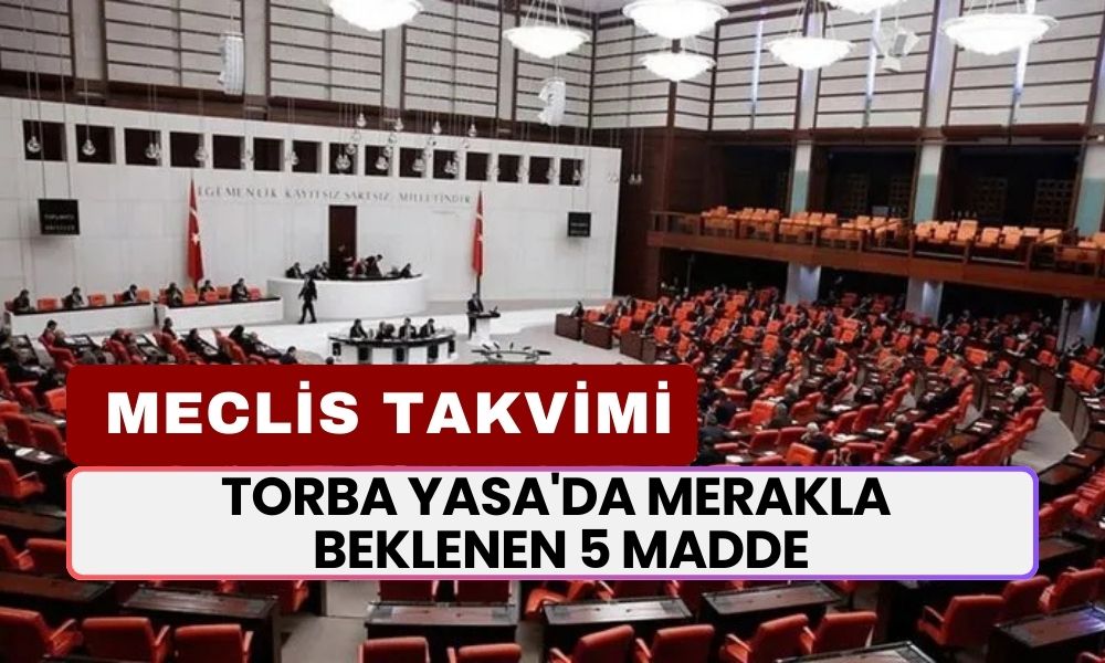 Torba Yasa'da Merakla Beklenen 5 Madde! Meclis Gündeminde! 3600 Ek Gösterge, Taşerona Kadro, Kademeli Emeklilik