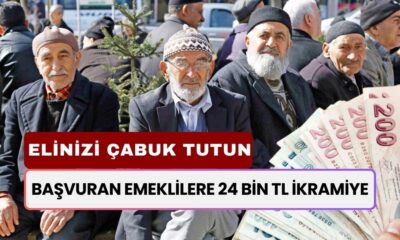 Elini Çabuk Tutan Emekliler 24.000 TL'lik İkramiyenin Sahibi Olacak