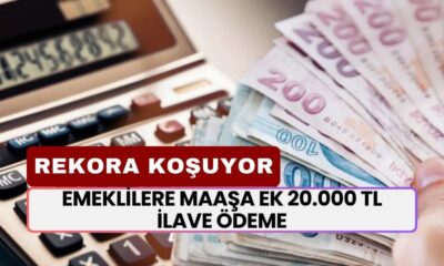 Bankalar Rekora Koşuyor! EMEKLİLERE Maaşa Ek 20.000 TL İlave Ödemeyi Duyan Bankaya Koşuyor