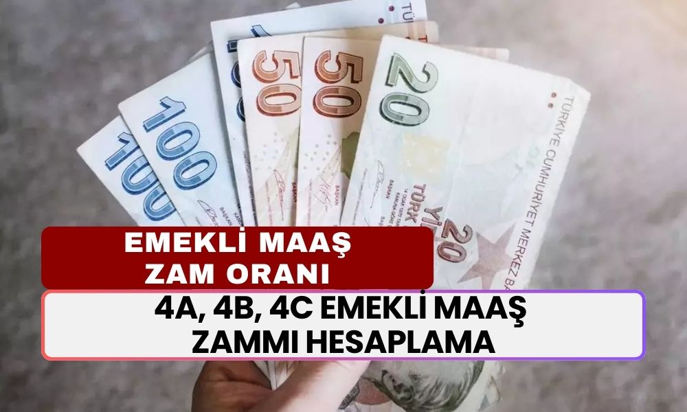 4A, 4B, 4C EMEKLİ MAAŞ ZAMMI HESAPLAMA! 2025 Ocak Emekli Maaş Zam Oranı Yüzde Kaç Olacak?