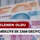 Emeklinin Beklediği Oluyor! EMEKLİYE EK ZAM Geliyor! Enflasyon Zammına Ek