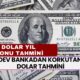 Dev bankadan korkutan dolar tahmini