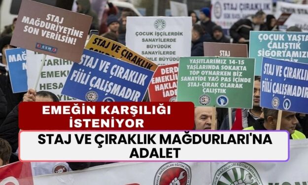 Staj ve Çıraklık Mağdurları'na Adalet! Gölgede Kalan Emeğin Talebi