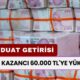 Aylık Kazancı 60.000 TL'ye Yükseldi! Bankaların Mevduat Getirisi Ok Gibi Fırladı