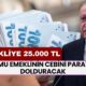 Kamu Emeklinin Cebini Parayla Dolduracak! Tek Sefere Mahsus 25.000 TL Destek