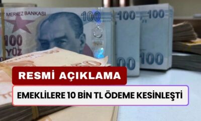 RESMİ AÇIKLAMA! Emeklilere 10 Bin TL Ödeme Kesinleşti! Başvuru Tarihi Açıklandı...