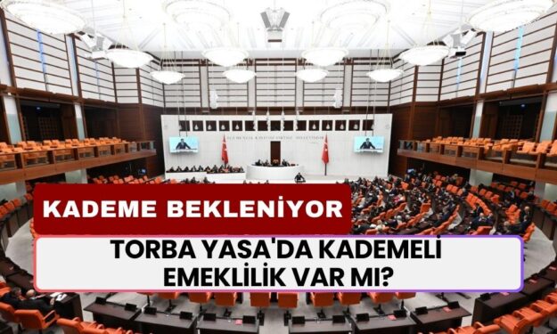 Torba Yasa'da KADEMELİ EMEKLİLİK Var mı?1.2 Milyon Kişi Kademe Bekliyor! Torba Yasa'nın İçeriği Netleşti