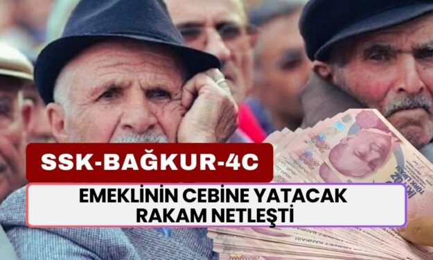 Emeklinin Cebine Yatacak Rakam Netleşti! 10-24 Bin TL Arasında Ödeniyor: SSK, Bağ-Kur ve Emekli Sandığına...