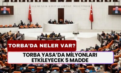 Torba Yasa'da Milyonlarca Vatandaşı Etkileyecek 5 Madde! Taşerona Kadro, 3600 Ek Gösterge, Bağkur Prim İndirimi...