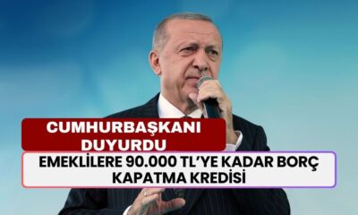 Cumhurbaşkanı Duyurdu: Emeklilere 90.000 TL’ye Kadar İhtiyaç ve Borç Kapatma Kredisi Fırsatı!