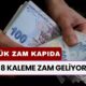 Büyük Zam Kapıda! 8 Kaleme Zam O Tarihte Gelecek