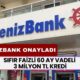 DenizBank'tan Açıklama: Sıfır Faizli 60 Ay Vadeli 3 MİLYON TL Kredi Veriliyor