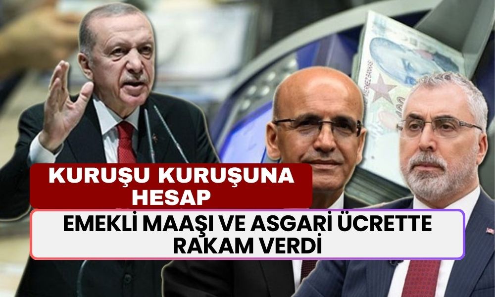 Emekli Maaşı ve Asgari Ücrette Rakam Verdi! Ocak Zammı İçin Kuruşu Kuruşuna Hesapladı