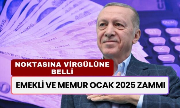 EMEKLİ VE MEMUR 2025 ZAMMI! Yeni Rakamlar Noktası Virgülüne Açıklandı