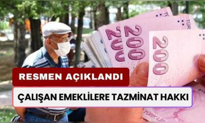 Çalışan Emeklilere Tazminat Hakkı! Resmen Açıklandı