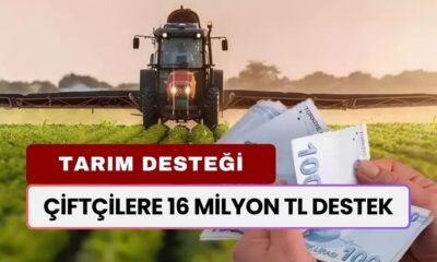 Çiftçilere 16 Milyon TL Destek! Tarım Müdürlüğü Açıkladı