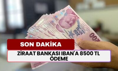 Ziraat Bankası IBAN'a 8500 TL Ödeme