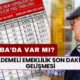 KADEMELİ EMEKLİLİK SON DAKİKA GELİŞMESİ! Torba Yasa'nın İçinde Kademeli Emeklilik Var mı?